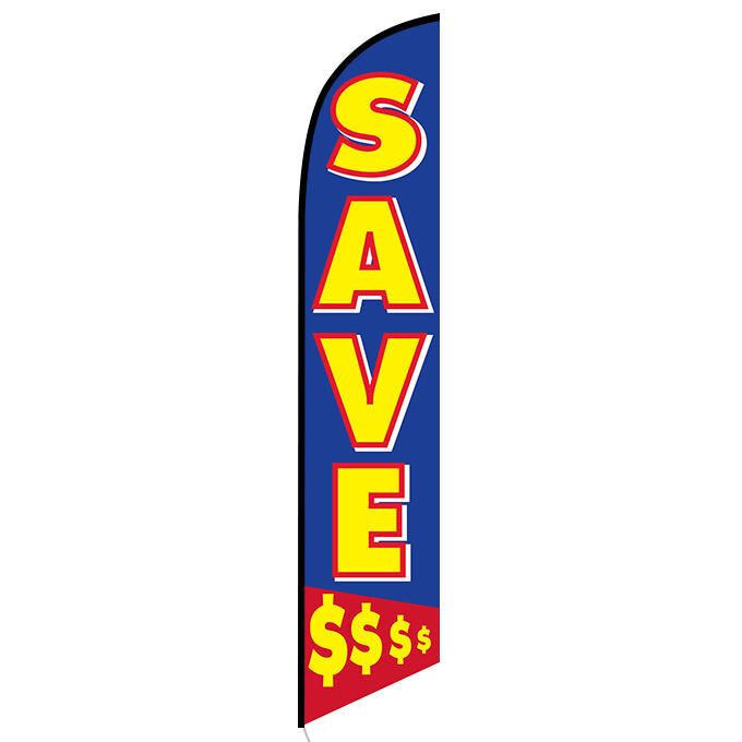 Save $$$$ (Yellow) - Feather Flag