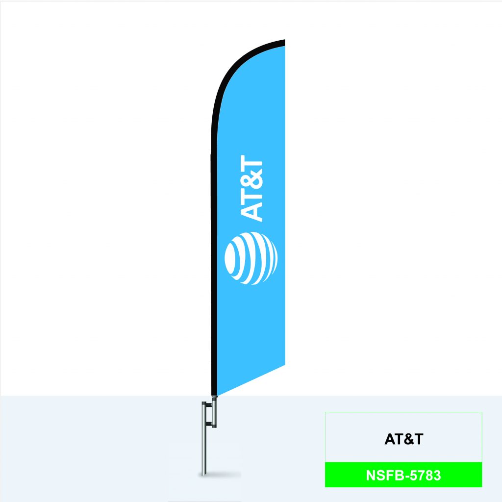 AT&T (Blue) – Feather Flag – Global Advertising Solutions